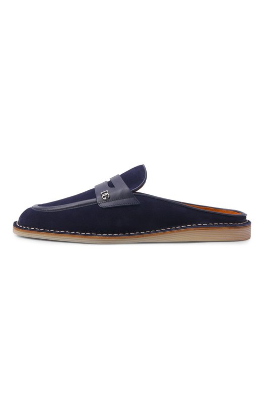 Замшевые сабо New Florio Dolce & Gabbana A80561/A0084 Синий  A80561/A0084 Фото 3
