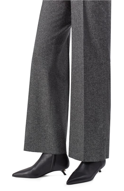 Кожаные ботильоны Gina 35 Alevi Milano L26W7004.F.1245997/AMBER R0MA Чёрный  L26W7004.F.1245997/AMBER R0MA Фото 2