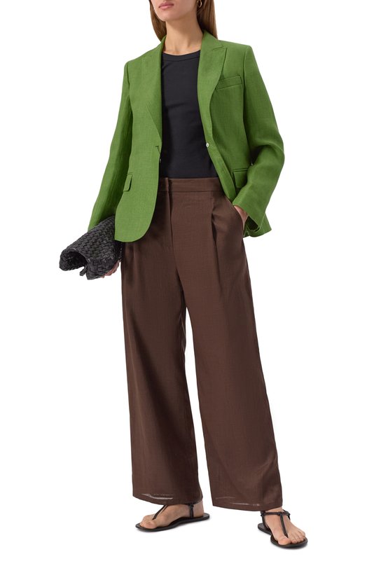 Брюки Max Mara Studio DAZZY Коричневый  DAZZY Фото 2