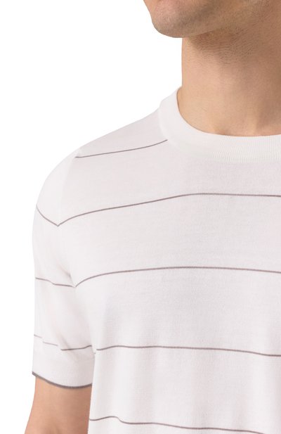 Хлопковый джемпер BRUNELLO CUCINELLI, арт. M29805300, фото 5