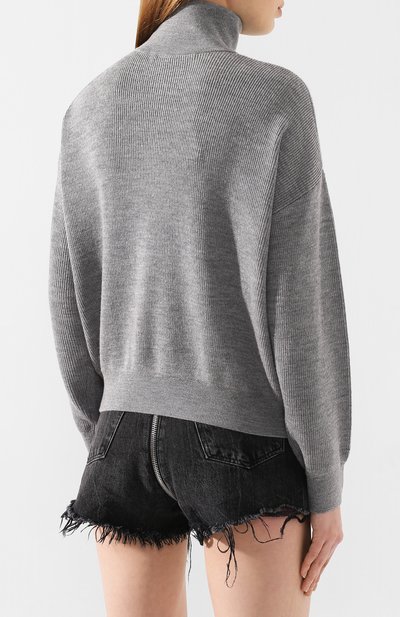 Шерстяной свитер ALEXANDERWANG.T серого цвета по цене 38350 руб., арт. 4KC1201053, фото 4 Шерстяной свитер ALEXANDERWANG.T, арт. 4KC1201053, фото 4