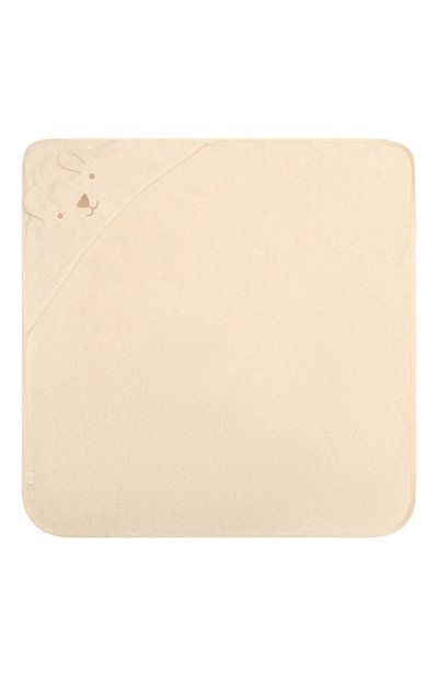 Хлопковое полотенце с капюшоном BABYBU бежевого цвета по цене 6900 руб., арт. PH2007NS, фото 3 Хлопковое полотенце с капюшоном BABYBU, арт. PH2007NS, фото 3