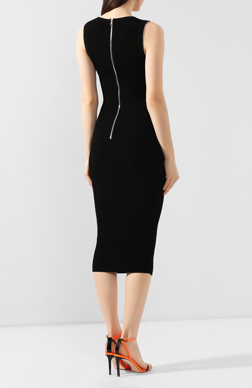 Платье из вискозы BALMAIN, арт. TF06527/K063, фото 4