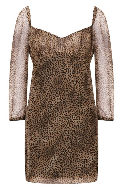 Женское шелковое платье SAINT LAURENT, арт. 859949/Y7J38