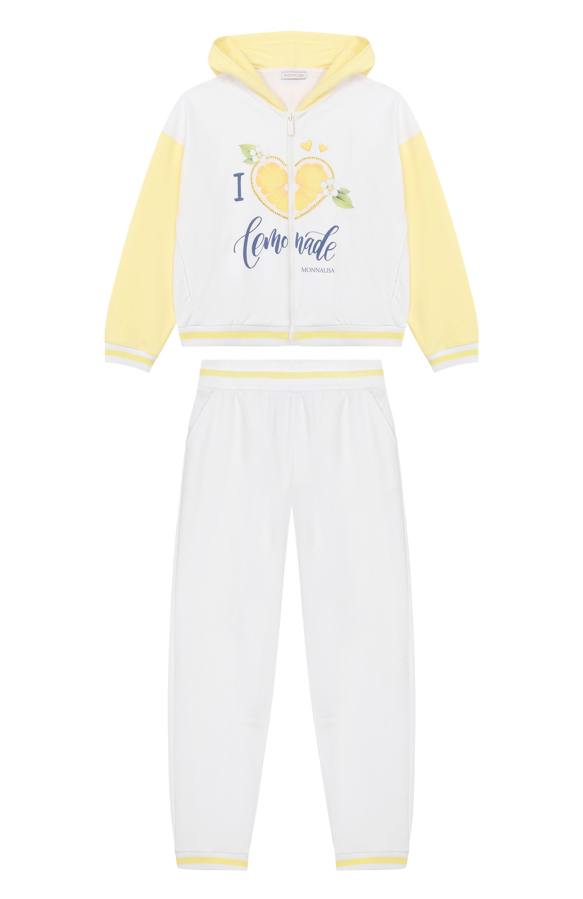 Комплект из толстовки и брюк MONNALISA, арт. 19G508, фото 1