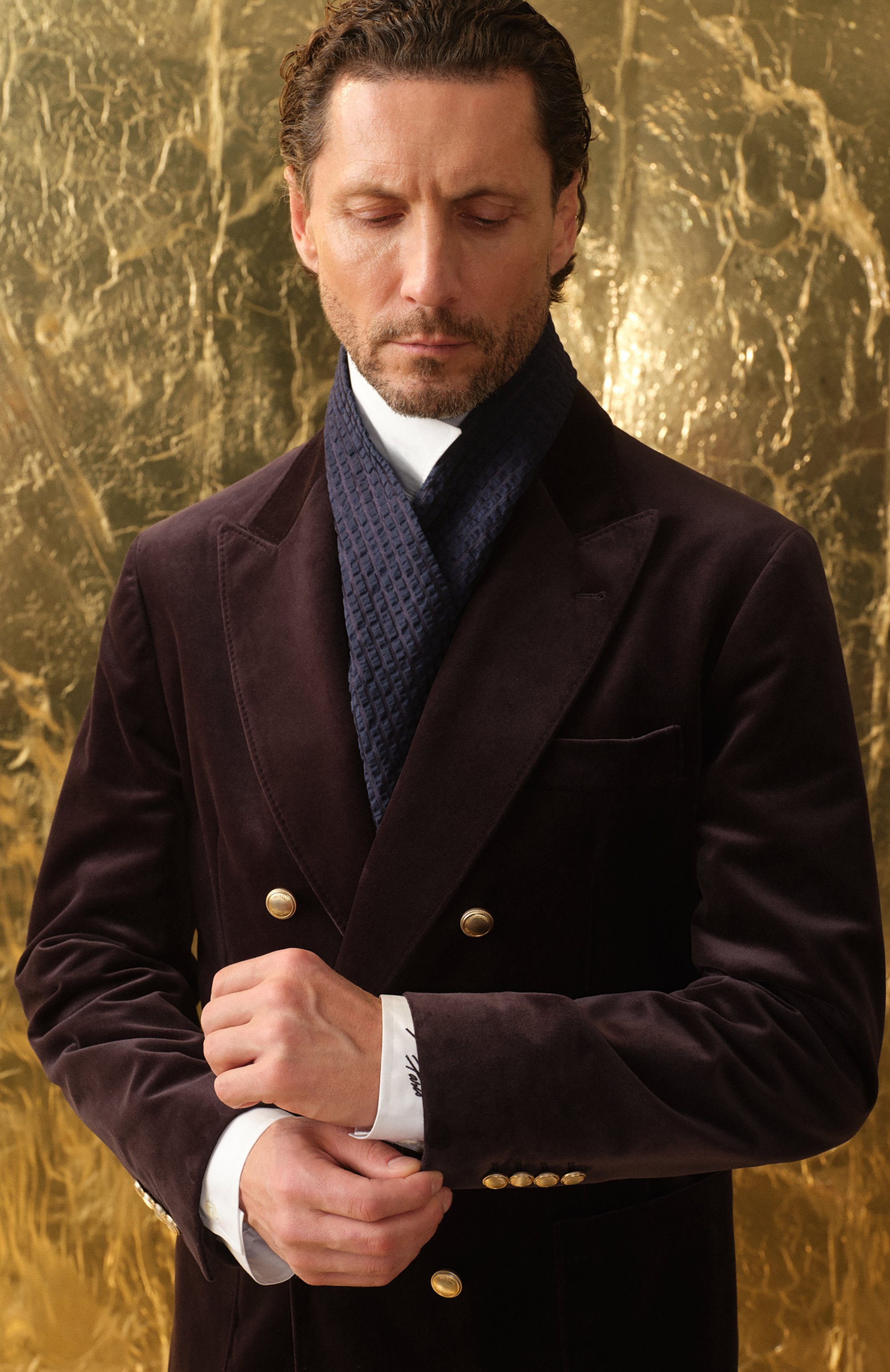 Хлопковая сорочка BALMAIN, арт. EH1HS409/CF43, фото 7