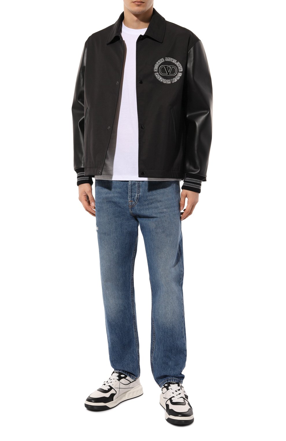 Кожаные кеды one stud VALENTINO, арт. 3Y2S0H23XME, фото 2