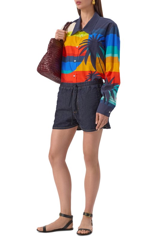 Хлопковая рубашка Dsquared2 S73DL0277/D35280 Разноцветный  S73DL0277/D35280 Фото 2