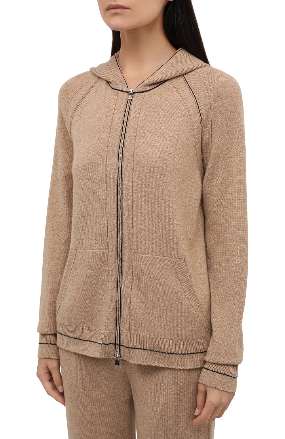 Кашемировый кардиган LORO PIANA бежевого цвета по цене 263000 руб., арт. FAL7041, фото 3 Кашемировый кардиган LORO PIANA, арт. FAL7041, фото 3