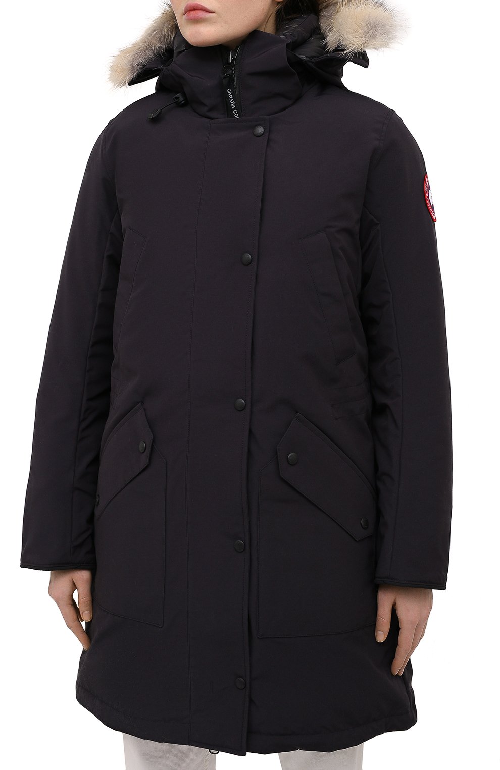 Пуховая парка CANADA GOOSE синего цвета по цене 140500 руб., арт. 6555L, фото 3 Пуховая парка CANADA GOOSE, арт. 6555L, фото 3