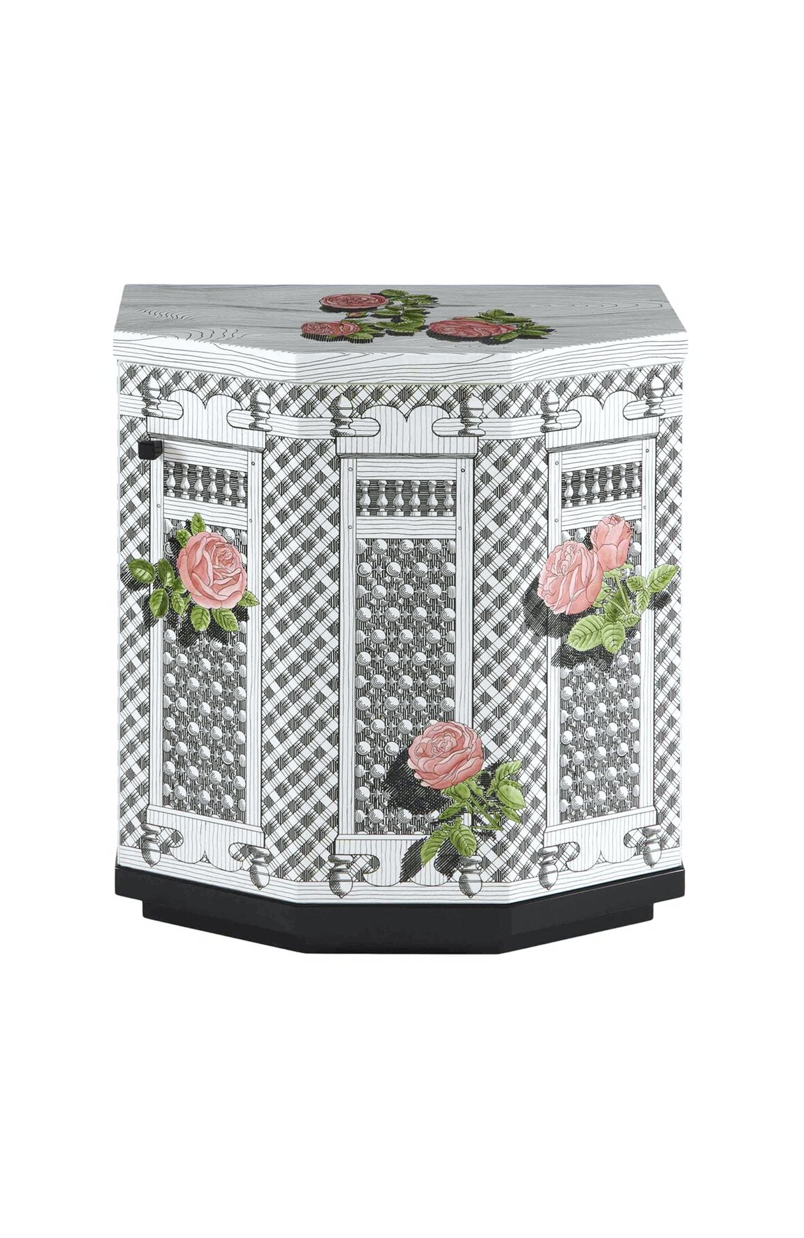 Тумба musciarabia con rose FORNASETTI, арт. M48Y044-BN, фото 1