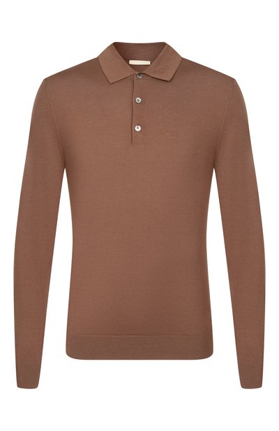 Мужской поло из шелка и хлопка 12 STOREEZ, арт. 137140