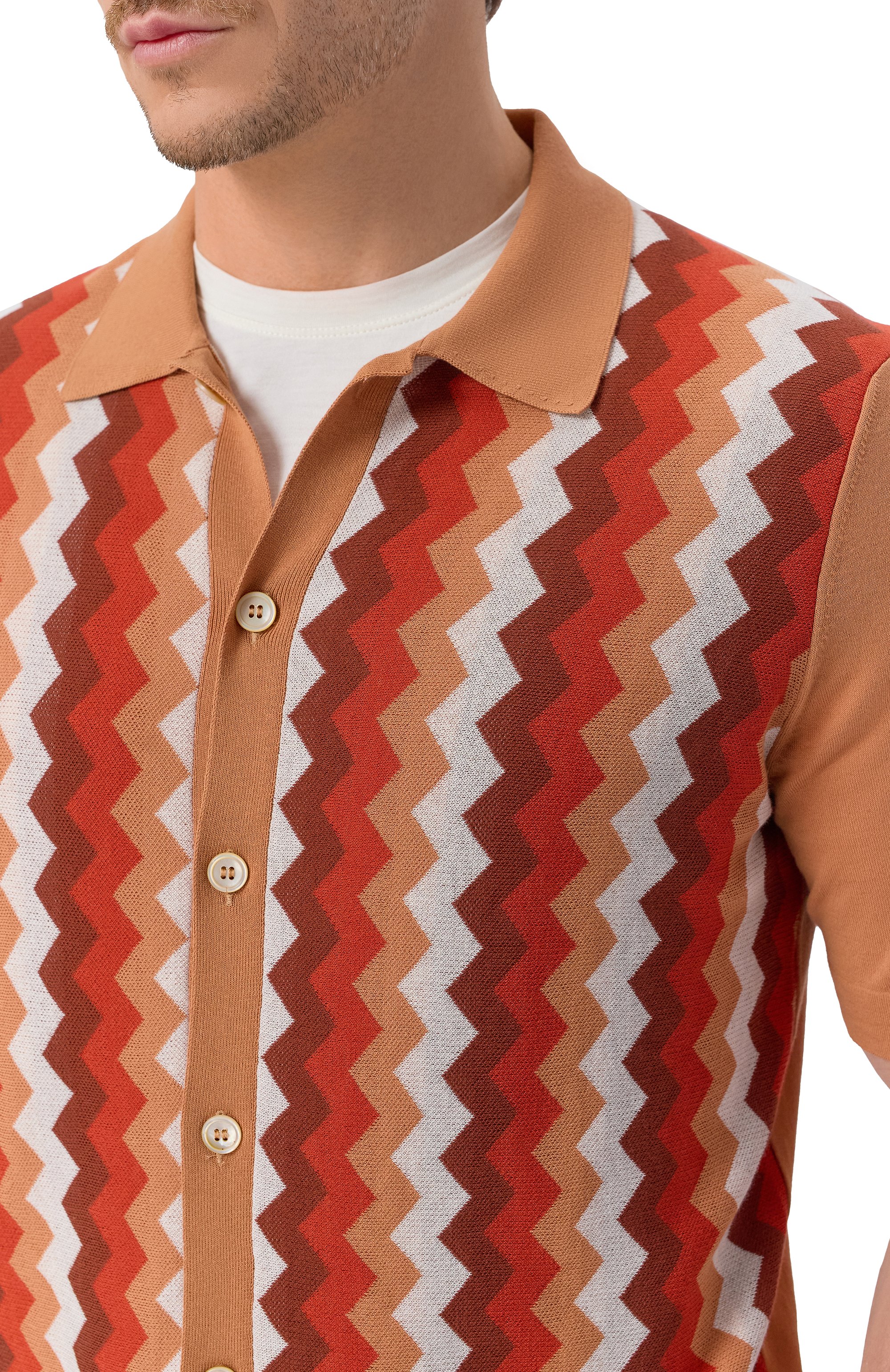 Хлопковая рубашка GRAN SASSO, арт. 43194/20747, фото 5