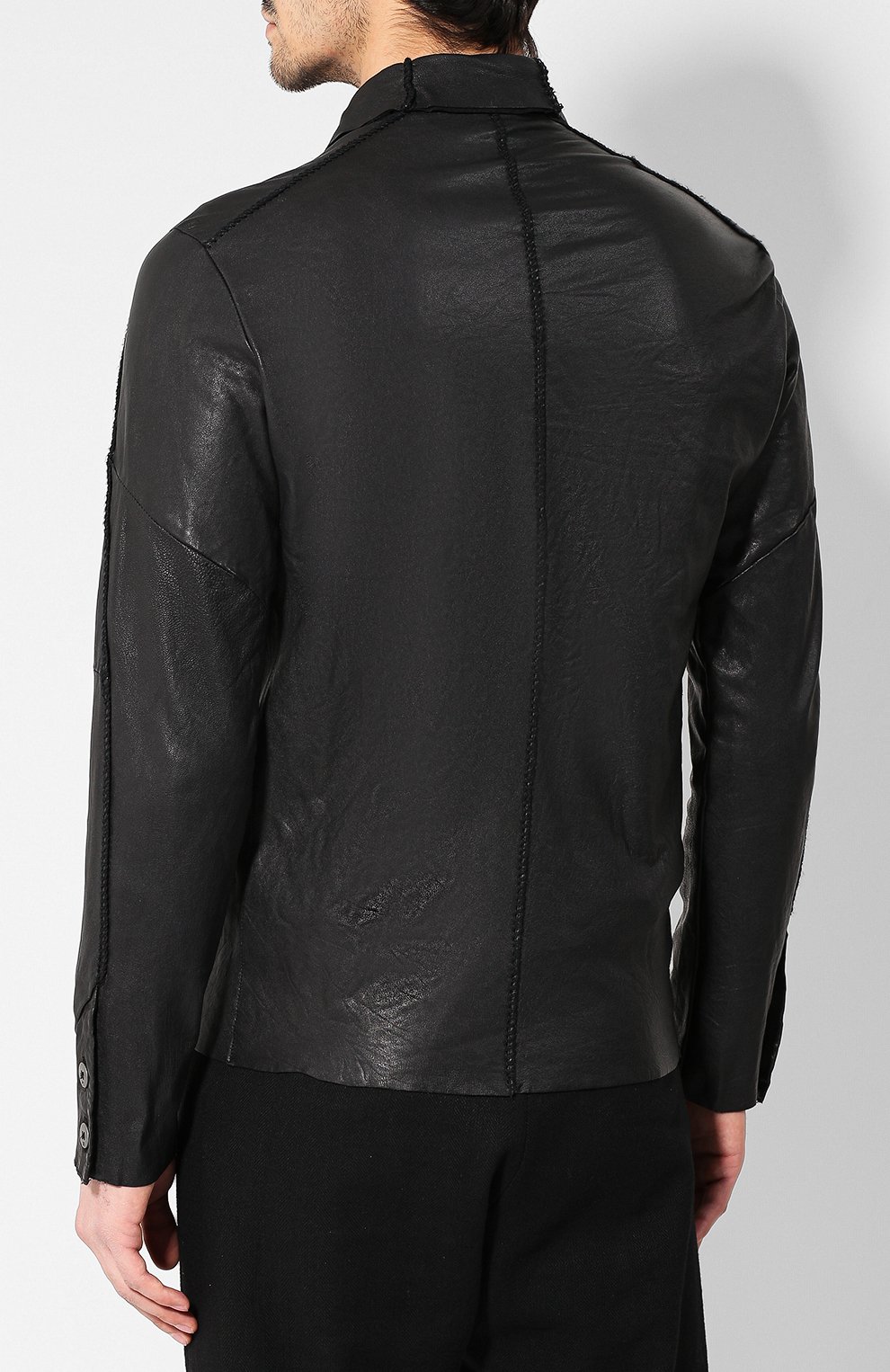 Кожаная куртка TRANSIT, арт. CFUTRHS280, фото 4