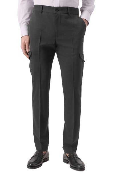 Брюки-карго из шерсти и шелка BERWICH, арт. YRETR0 CARG0/MZ1243, фото 3