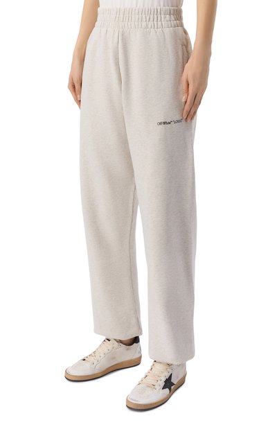 Хлопковые джоггеры OFF-WHITE, арт. 2FH00496B, фото 3
