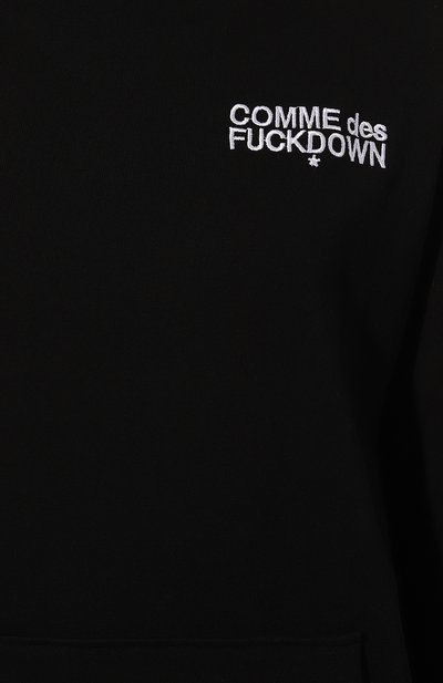 Хлопковое худи COMME DES FUCKDOWN, арт. CFABW01010, фото 5