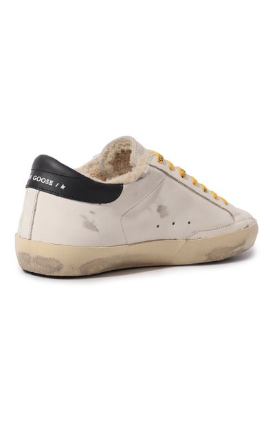 Кожаные кеды superstar GOLDEN GOOSE DELUXE BRAND, арт. GMF00101/F0025521090, фото 5