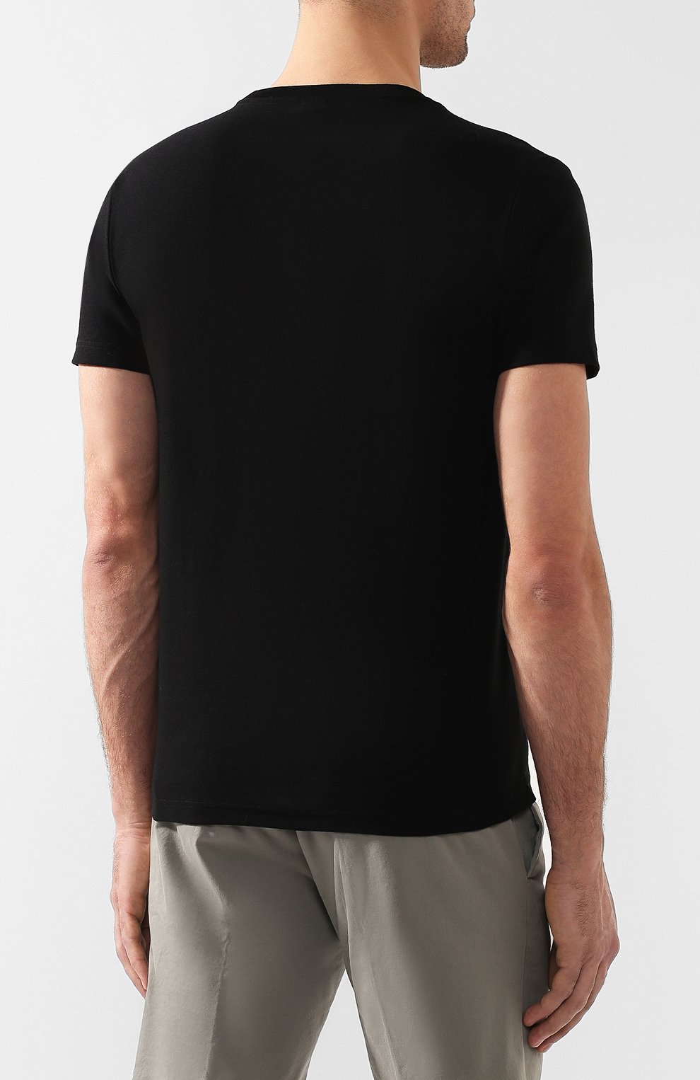 Футболка из смеси хлопка и вискозы BERLUTI, арт. R15JRS30-004, фото 4