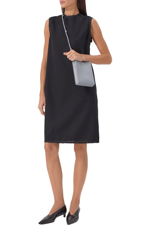 Шерстяное платье Jil Sander J02CT0548/J41557 Чёрный  J02CT0548/J41557 Фото 2