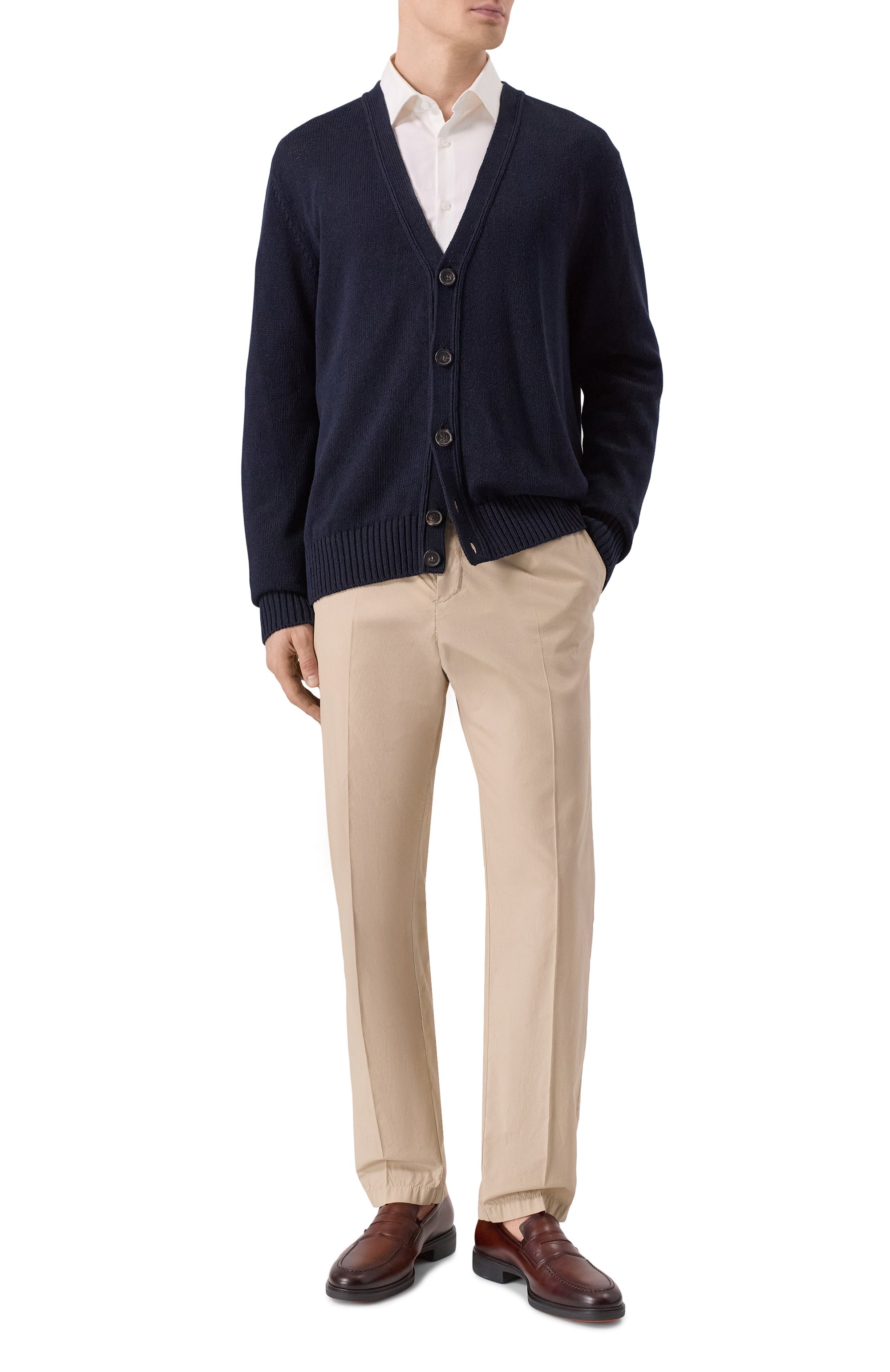 Хлопковые брюки PAUL&SHARK, арт. 25414024, фото 2