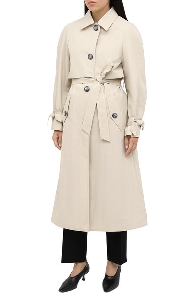 Плащ JM STUDIO бежевого цвета по цене 47950 руб., арт. FW202117, фото 3 Плащ JM STUDIO, арт. FW202117, фото 3
