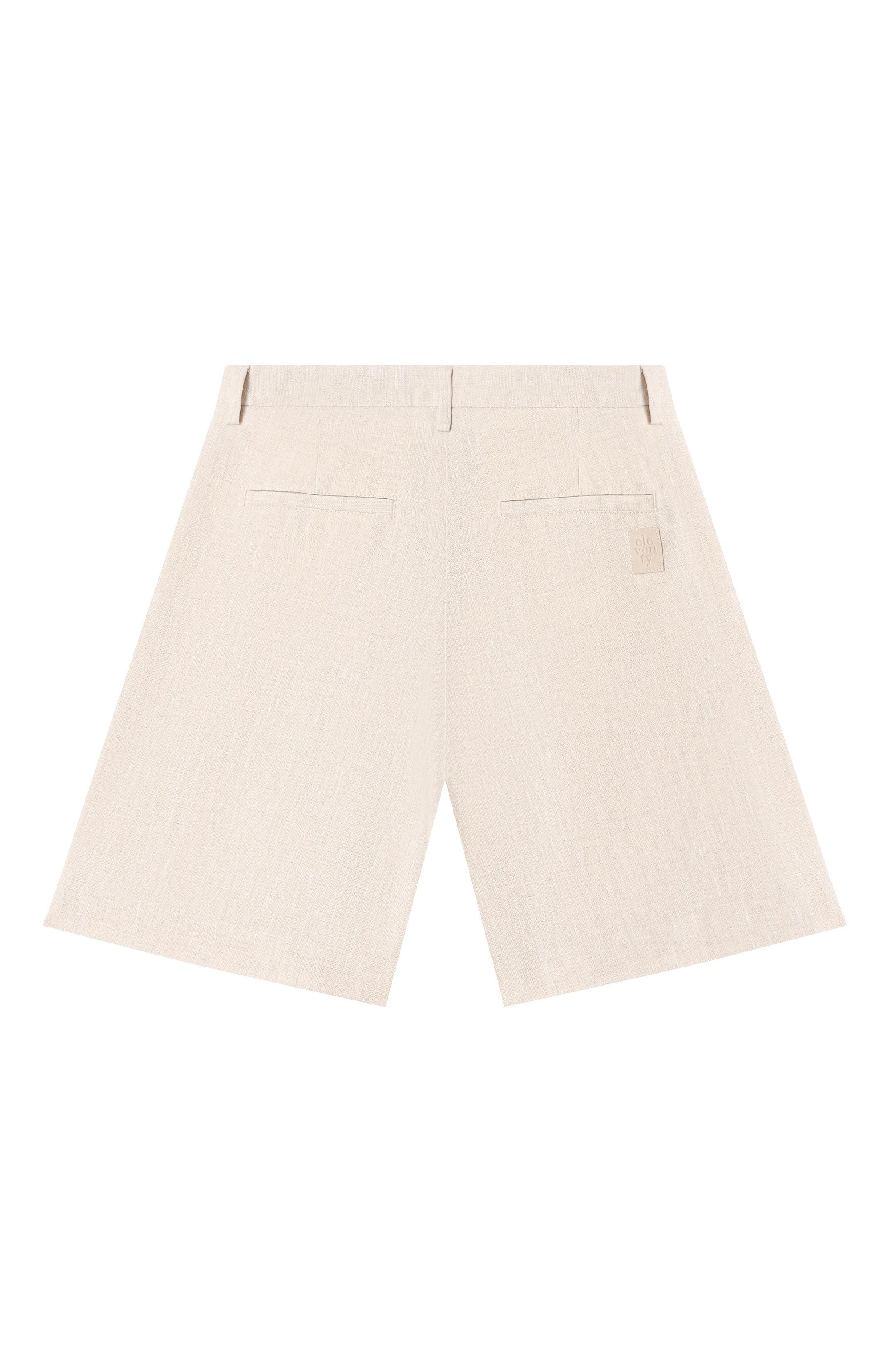 Шорты изо льна и хлопка ELEVENTY, арт. EY6A69/I0316, фото 2