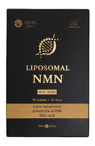Липосомальный бад liposomal nmn trans-resveratrol polyamine & rna folic acid (90шт.) ENHEL BEAUTY, арт. 4589449701885, фото 2