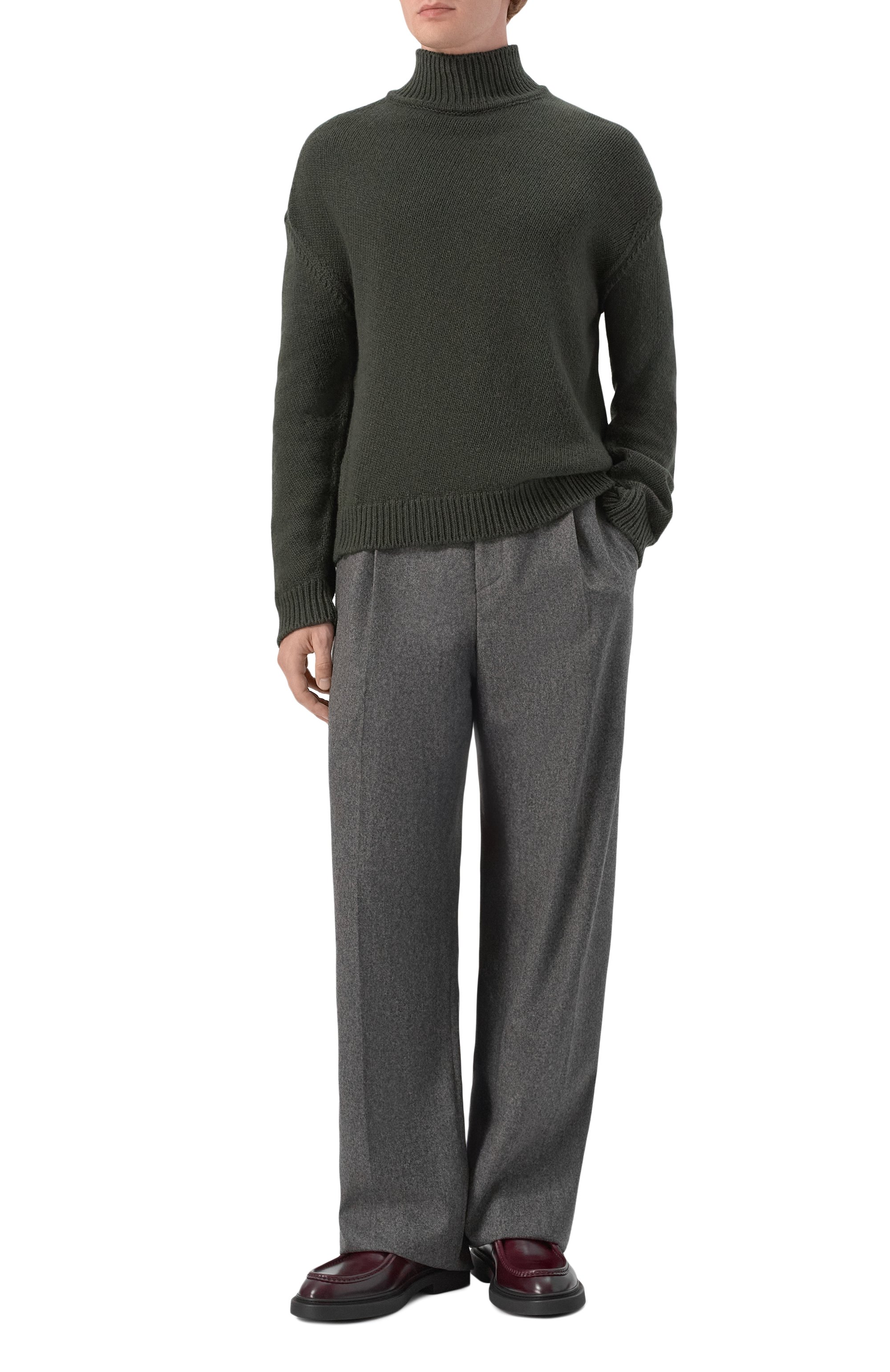 Шерстяные брюки JIL SANDER, арт. J22KA0372/J40333, фото 2