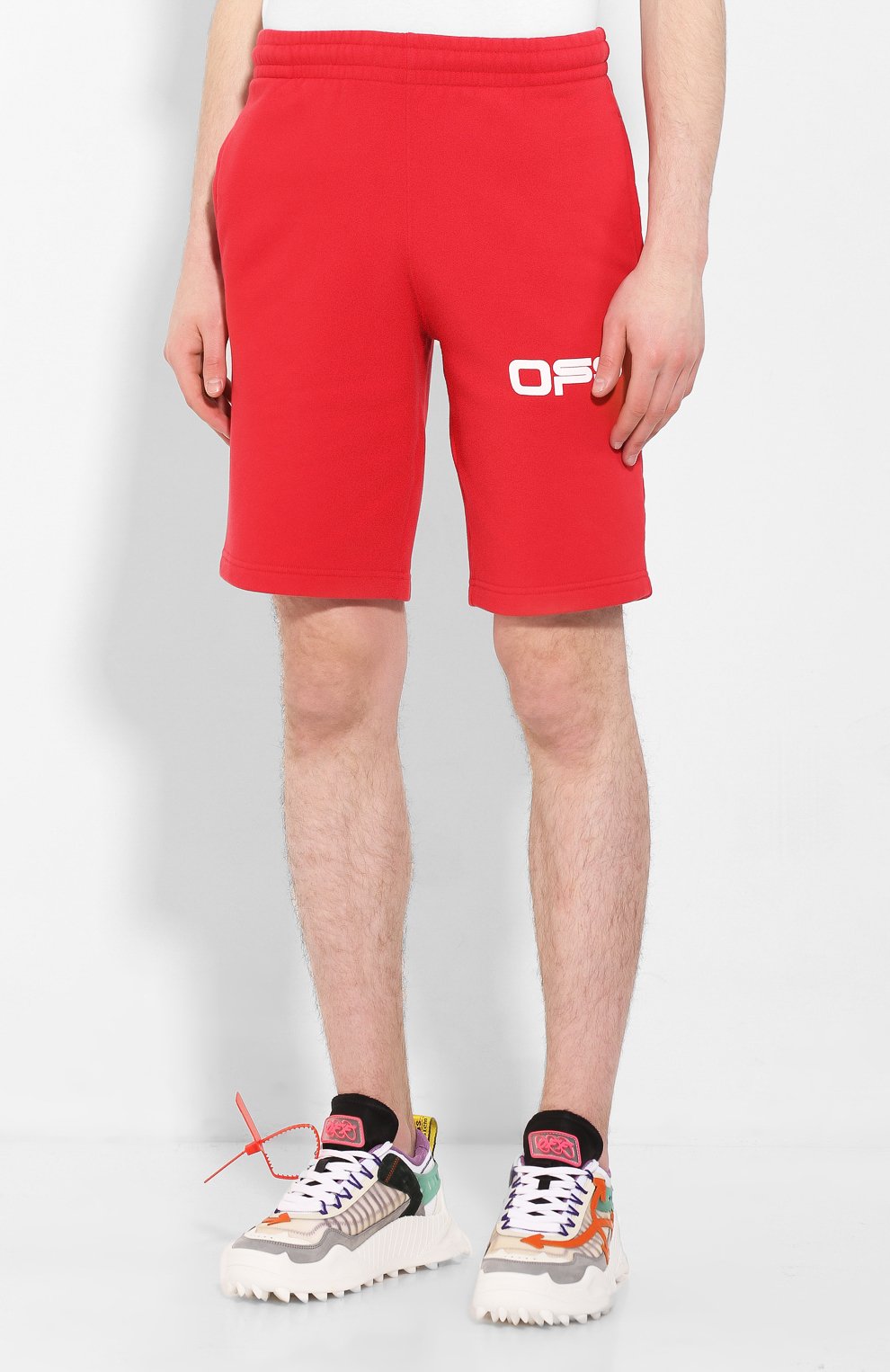 Хлопковые шорты OFF-WHITE, арт. 0MCI006S20E300032088, фото 3