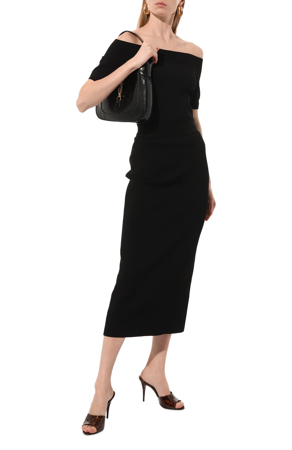 Топ из вискозы ALEXANDER MCQUEEN, арт. 669510/Q1AV41000, фото 2