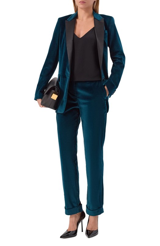 Бархатные брюки Lorena Antoniazzi PA14A/9577 Зелёный  PA14A/9577 Фото 2