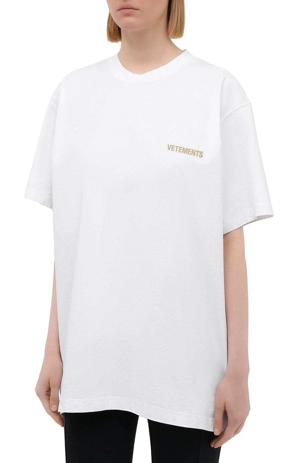 Хлопковая футболка VETEMENTS, арт. UA52TR240W 1602/W, фото 3