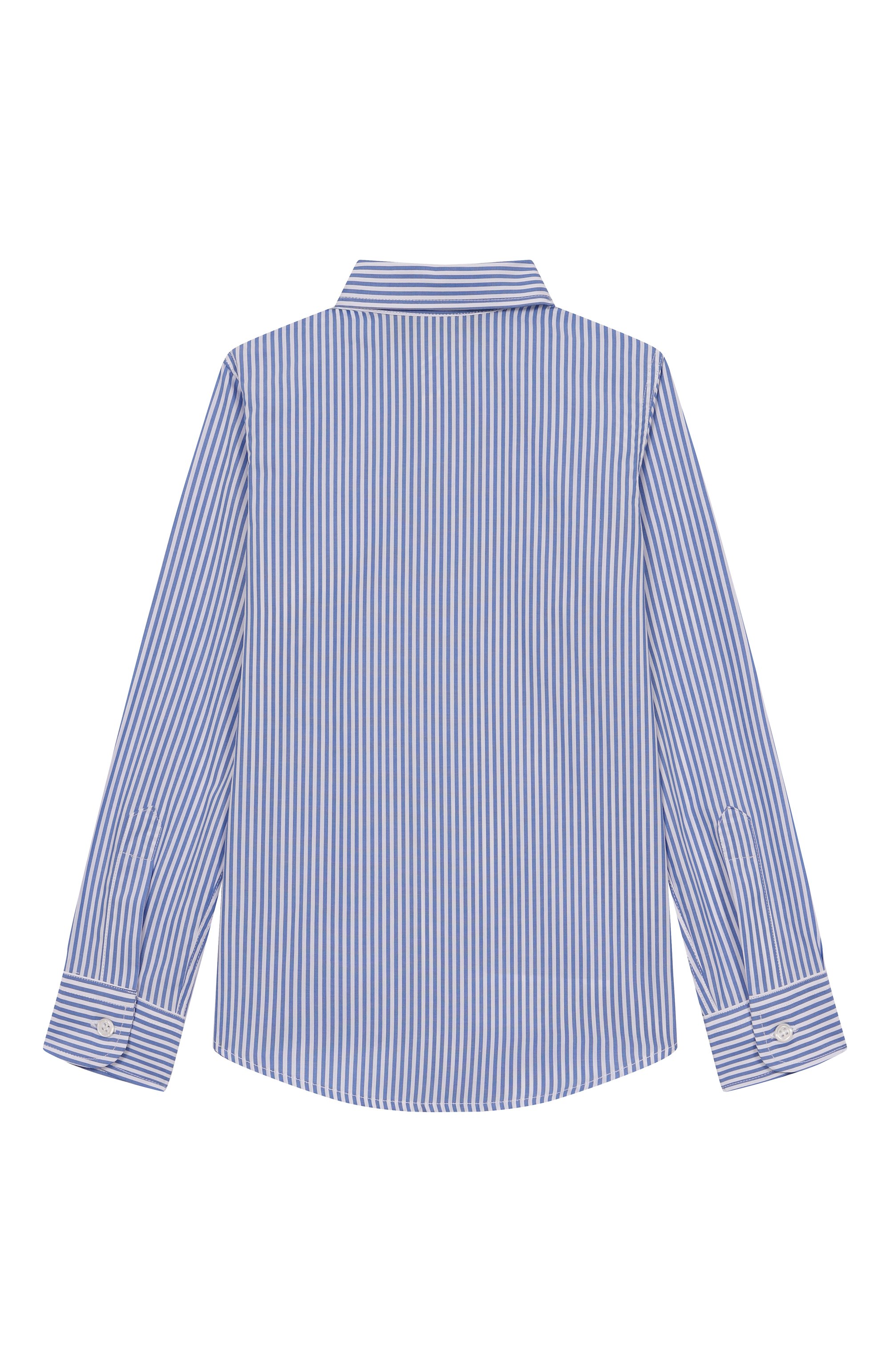 Хлопковая рубашка DAL LAGO голубого цвета по цене 10500 руб., арт. N402/8918/4-6, фото 2 Хлопковая рубашка DAL LAGO, арт. N402/8918/4-6, фото 2