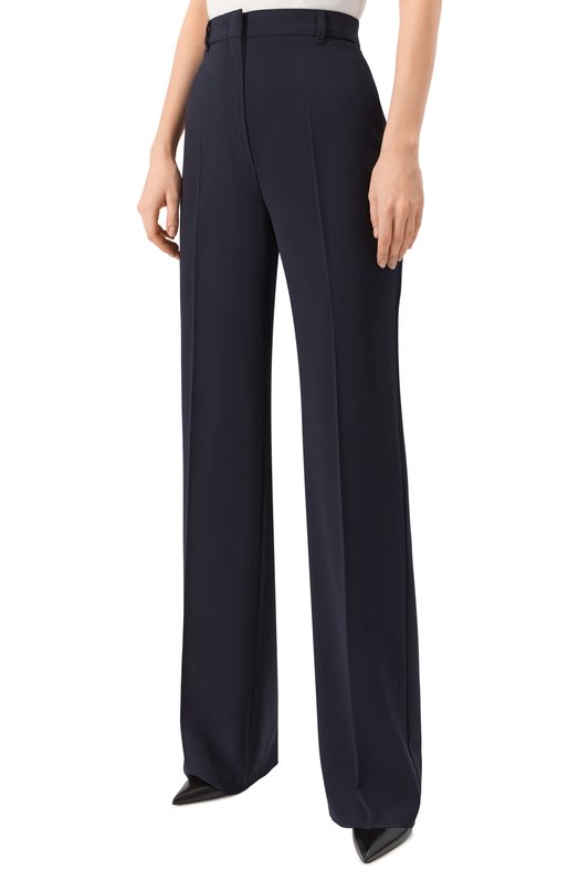 Шерстяные брюки Max Mara Studio QUASAR Синий  QUASAR Фото 3