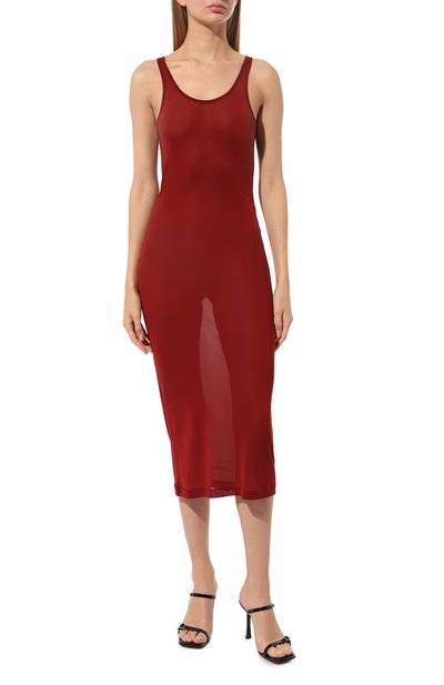 Платье из вискозы SAINT LAURENT, арт. 710433, фото 3