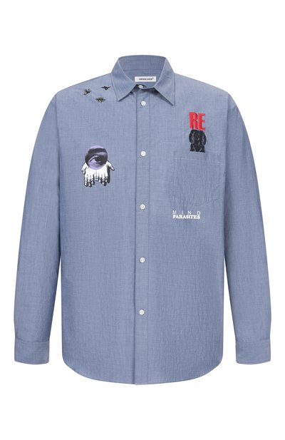 Мужская хлопковая ру башка UNDERCOVER, арт. UP1F4413