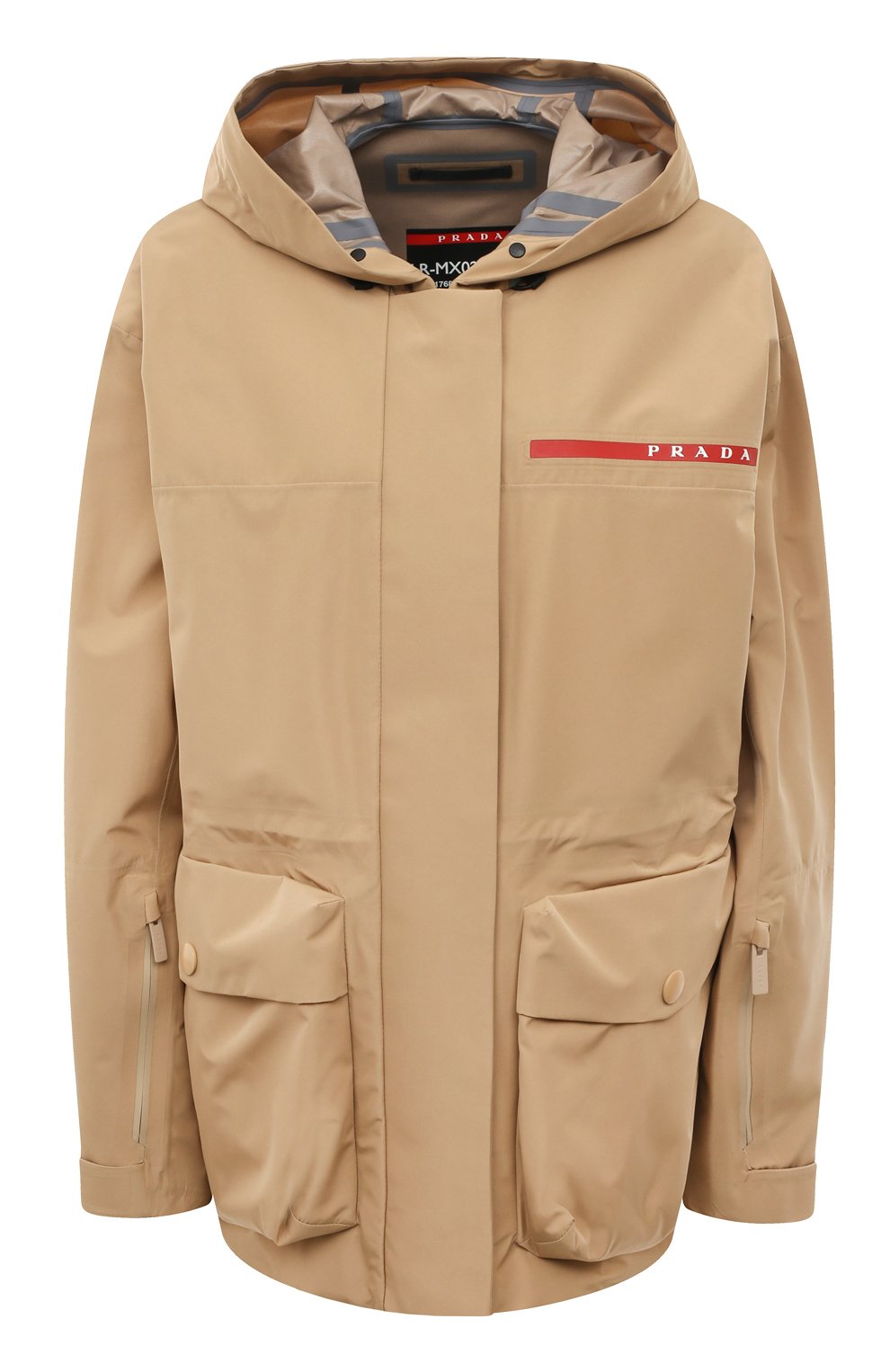 Куртка prada linea rossa PRADA бежевого цвета по цене 280000 руб., арт. 291768-1V94-F0065-201, фото 1 Куртка prada linea rossa PRADA, арт. 291768-1V94-F0065-201, фото 1