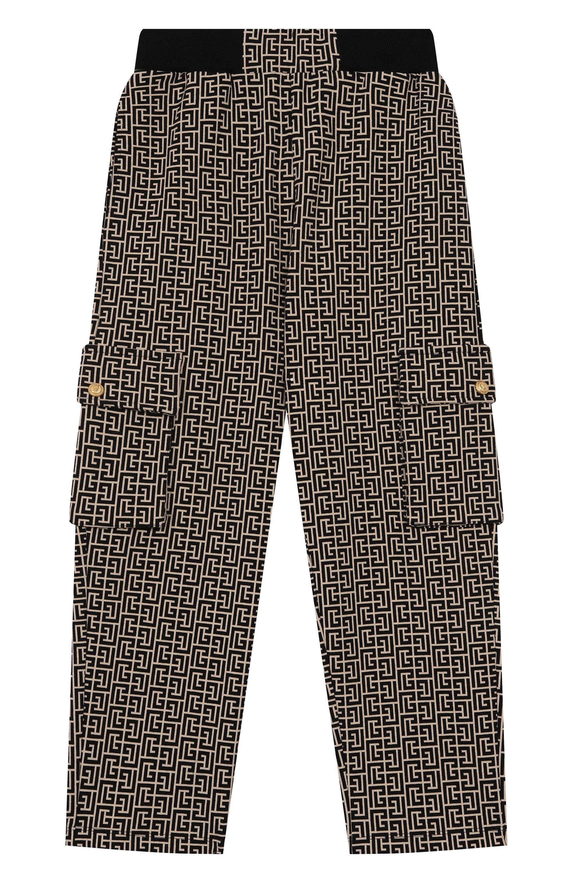 Хлопковые брюки-карго BALMAIN бежевого цвета по цене 36200 руб., арт. BX6Q50, фото 1 Хлопковые брюки-карго BALMAIN, арт. BX6Q50, фото 1