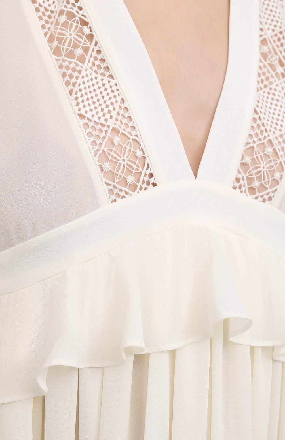 Шелковое платье SAINT LAURENT, арт. 644222/Y3C07, фото 5