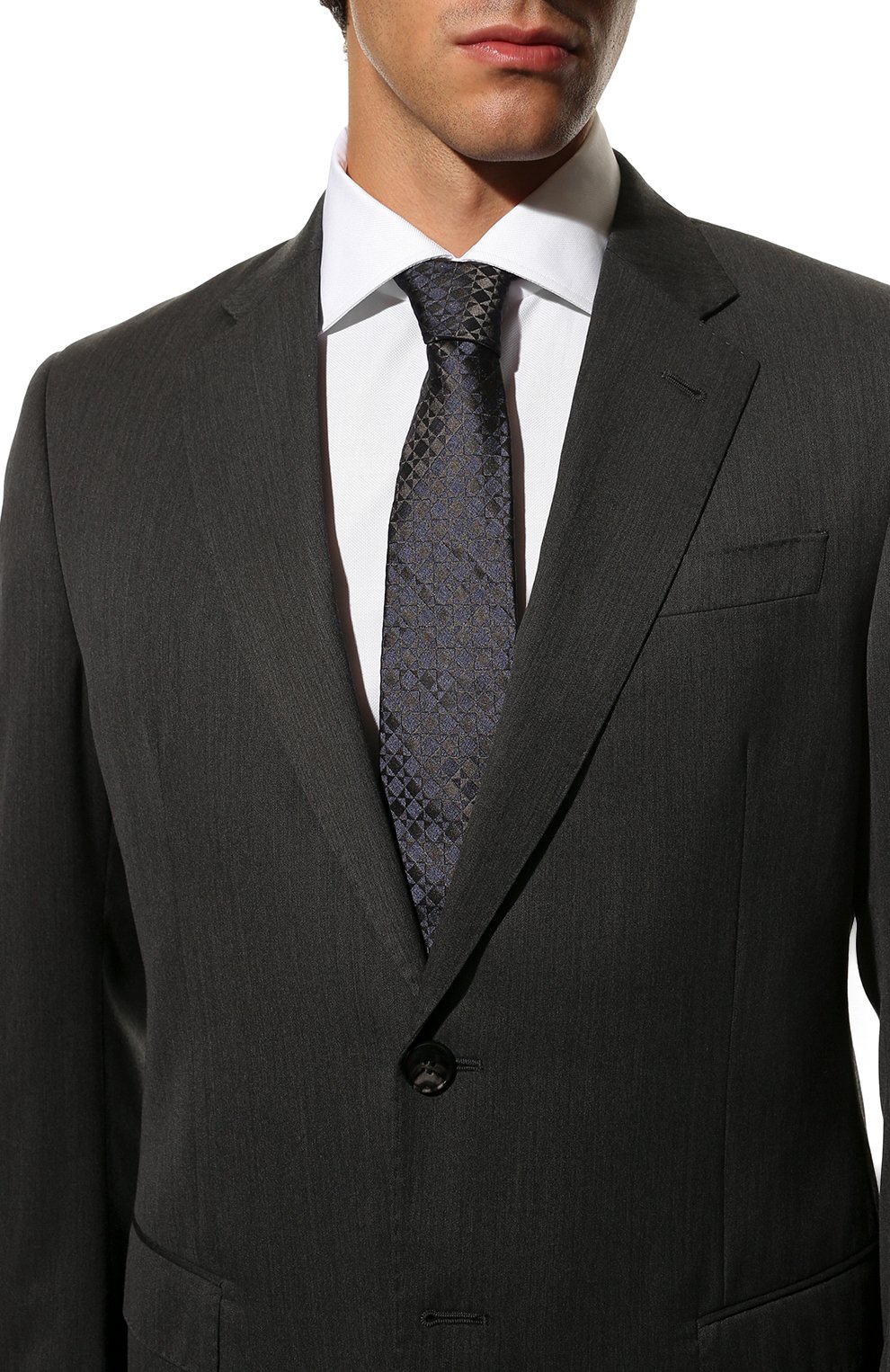 Шелковый галстук KITON, арт. UCRVKLC03H15, фото 2