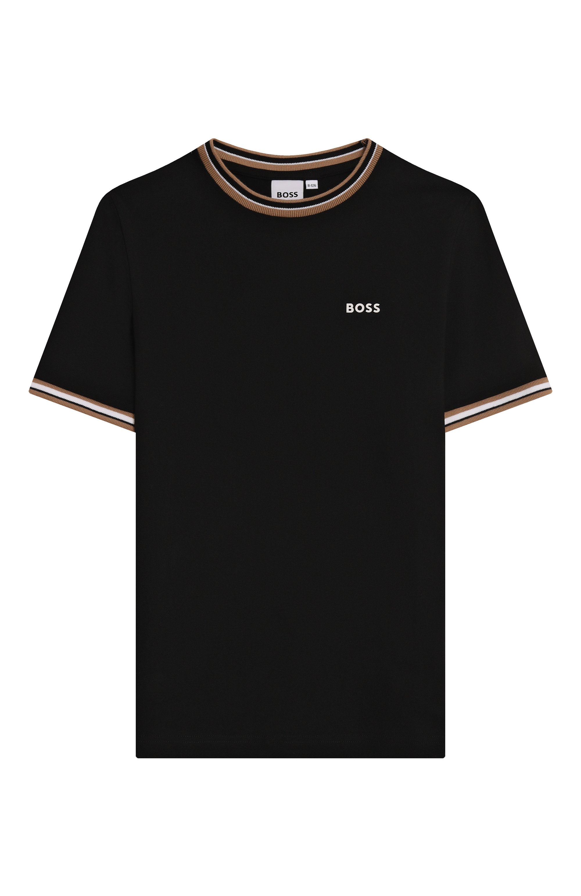 Хлопковая футболка BOSS, арт. J52368, фото 1