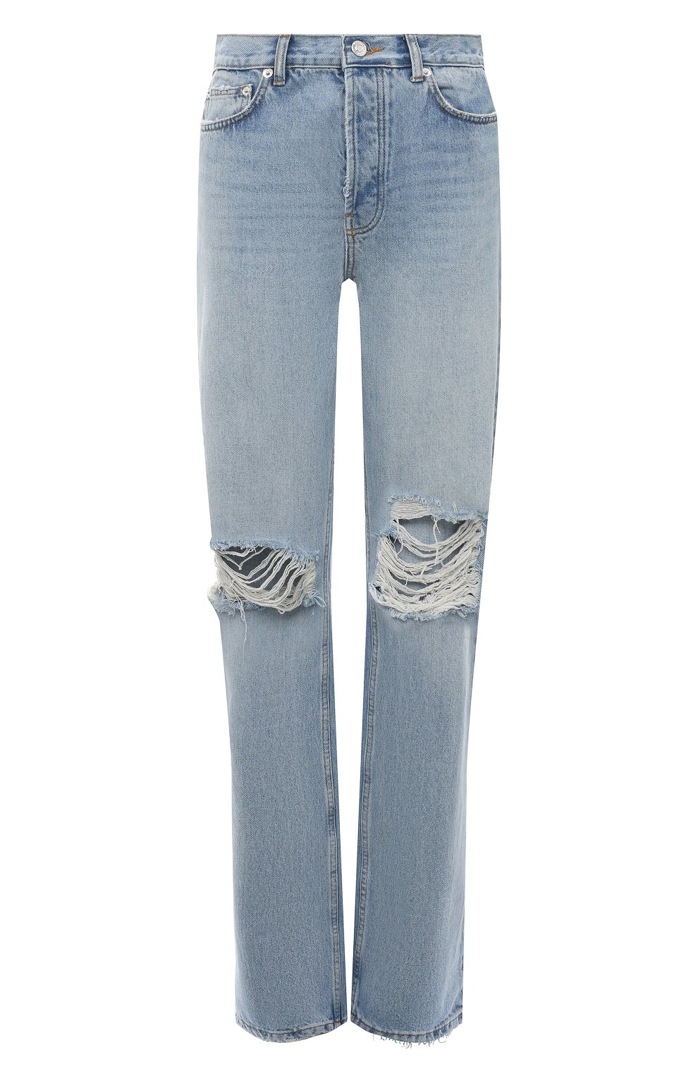 Джинсы MAINLESS голубого цвета по цене 31900 руб., арт. J23-02-11-BL, фото 1 Джинсы MAINLESS, арт. J23-02-11-BL, фото 1