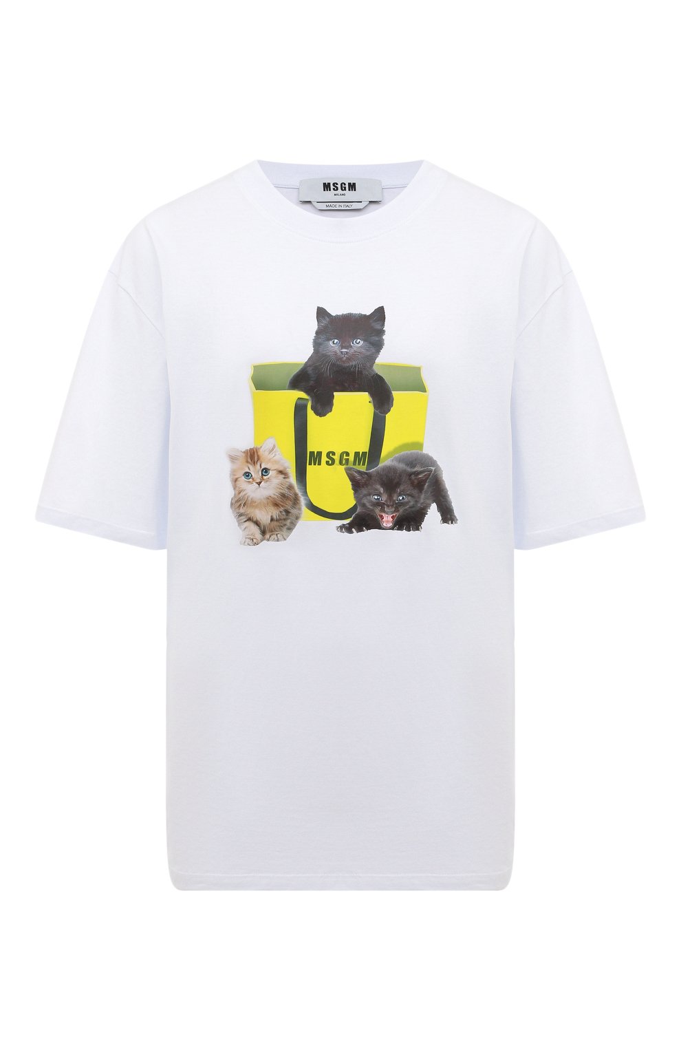 Хлопковая футболка MSGM, арт. 3341MDM172 227798, фото 1
