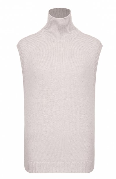 Женский жилет с отделкой пайетками BRUNELLO CUCINELLI, арт. M73540804