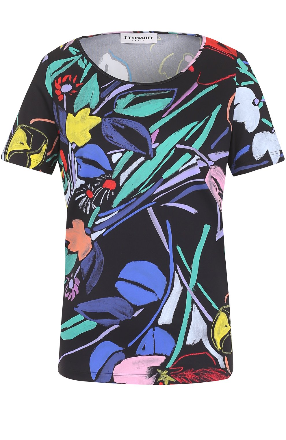 Приталенная футболка с круглым вырезом и принтом LEONARD PARIS, арт. GABRIEL/TANG0, фото 1