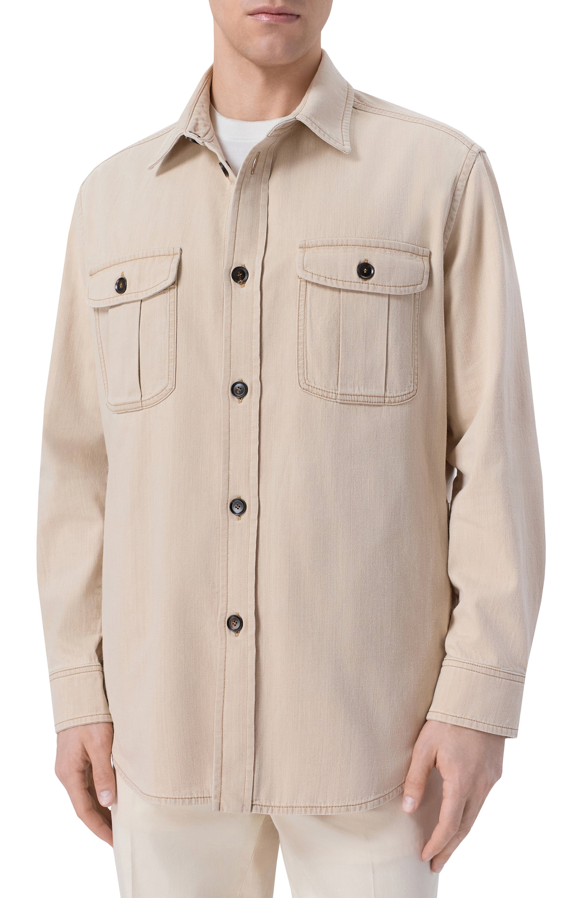 Джинсовая рубашка BRIONI, арт. SLWG0L/PDD02, фото 3