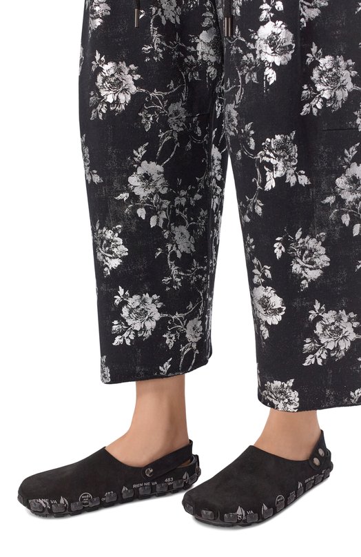 Замшевые сабо Ivy-D Premiata IVYD/VAR 8276 Чёрный  IVYD/VAR 8276 Фото 2