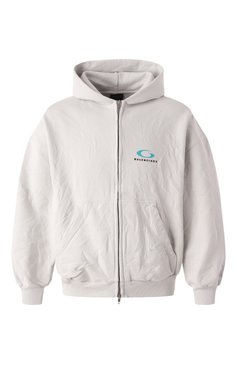 Мужской хлопковая толстовка BALENCIAGA кремвого цвета, арт. 803264/TRVC3 | Фото 1 (Рукава: Длинные; Драгоценные камни: Проставлено; Материал сплава: Проставлено; Длина (для топов): Стандартные; Мужское Кросс-КТ: Толстовка-одежда; Стили: Спорт-шик; Материал внешний: Хлопок)