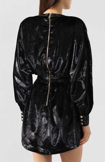 Платье BALMAIN черного цвета по цене 178500 руб., арт. SF16688/X234, фото 4 Платье BALMAIN, арт. SF16688/X234, фото 4